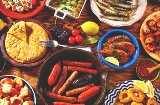 Different traditional Spanish dishes