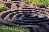 Jardin de la Finca Moratalla de Hornachuelos dans la province de Cordoue, Andalousie