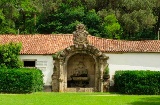 Jardins du Pazo de Santa Cruz de Ribadulla de Vedra, province de La Corogne, Galice