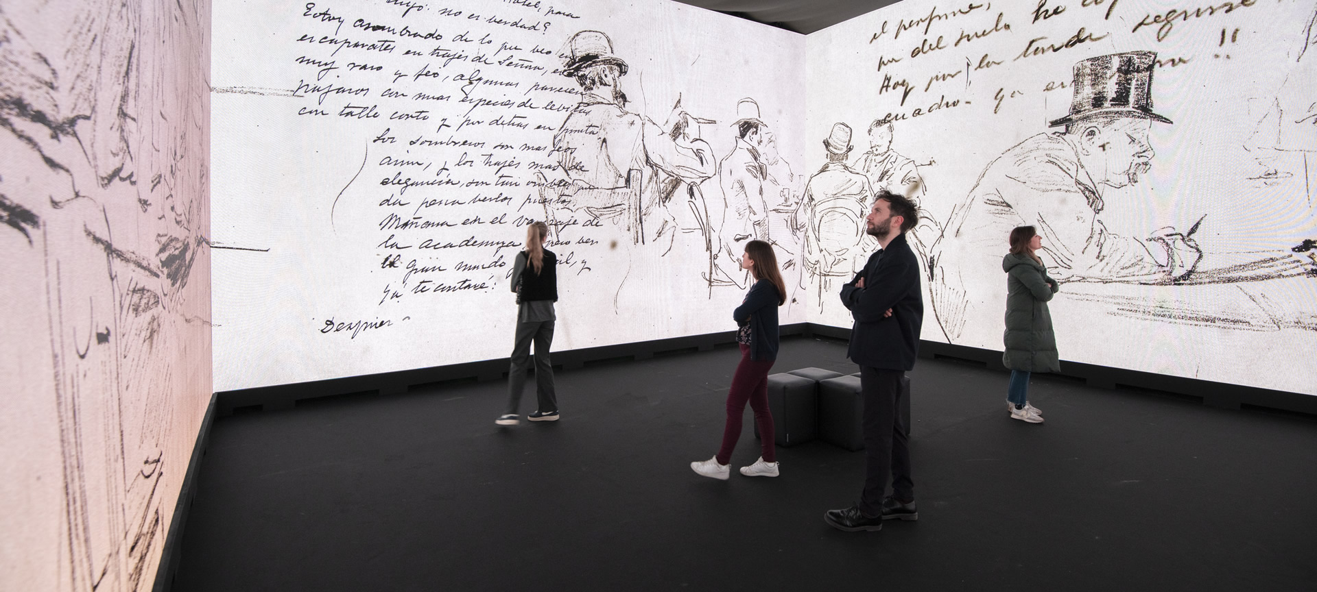 Ein Raum für alle Sinne im Rahmen der Ausstellung „Sorolla a través de la luz“ im Königspalast von Madrid Ein Raum für alle Sinne im Rahmen der Ausstellung „Sorolla a través de la luz“ im Königspalast von Madrid