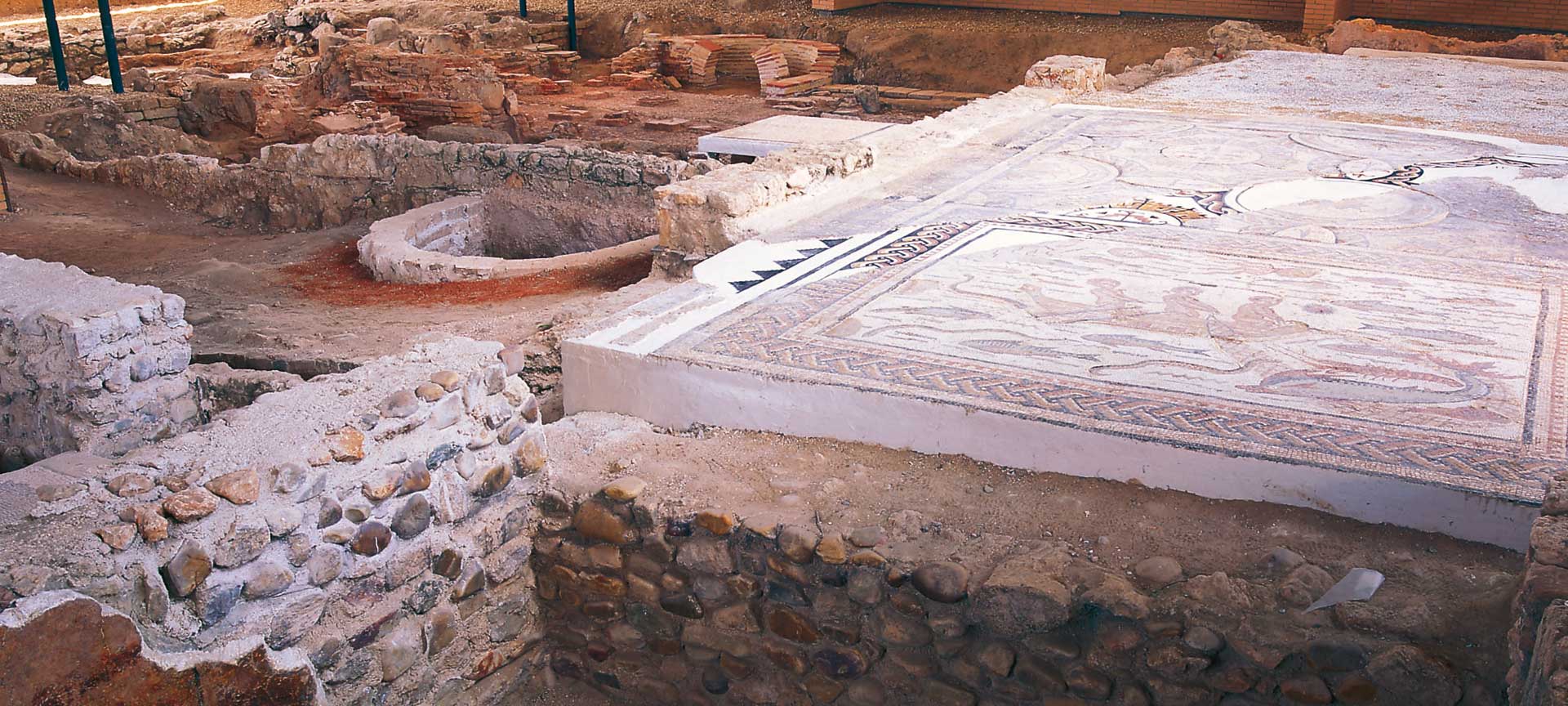 Haus des Hippolytus. Archäologisches Gebiet Complutum