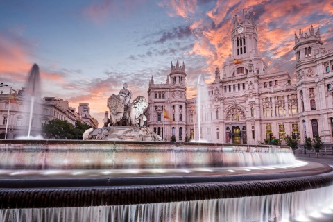 Plaza de Cibeles. Madryt