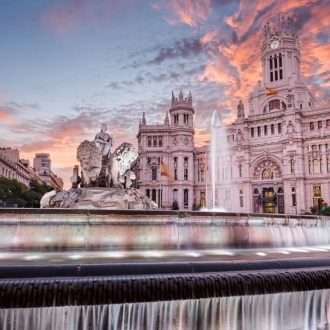 Plaza de Cibeles. Madryt