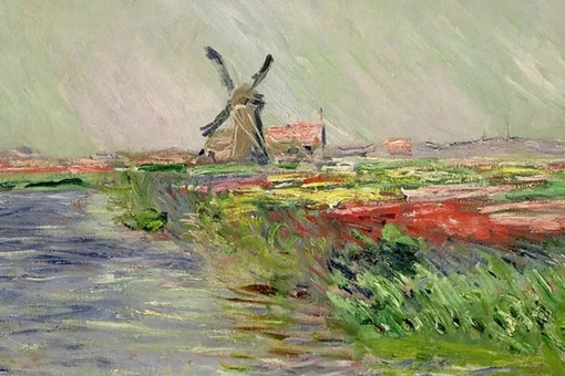 Claude Monet (1840-1926) Tulpenfeld in Holland, 1886. Paris, Musée Marmottan Monet, Nachlass Michel Monet, 1966 Inv. 5173
