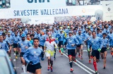 Corridori della gara San Silvestre Vallecana a Madrid