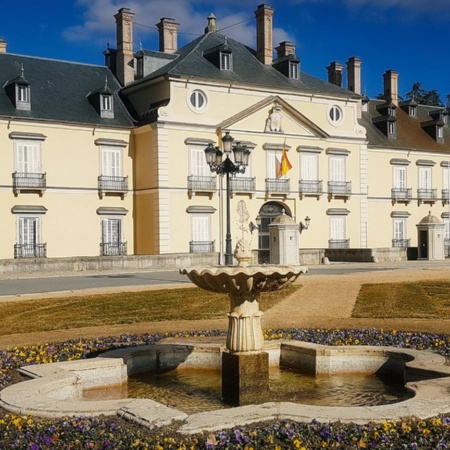 Fonte nos jardins do Palácio Real de El Pardo