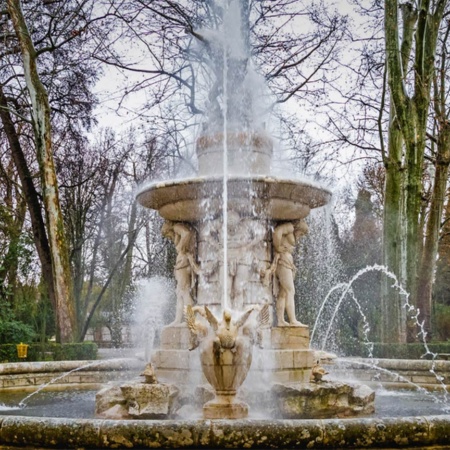 Grünanlage Jardines del Rey. Aranjuez