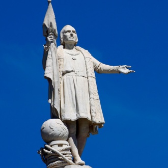 Monumento a Colombo. Praça de Colón. Madri
