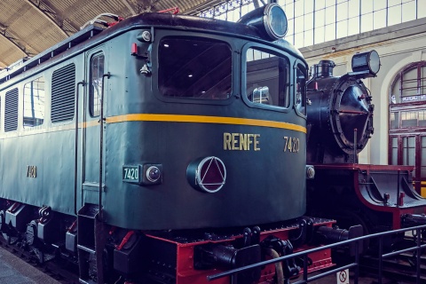 Railway Museum. Madrid