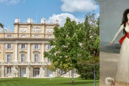 Giardini del Palazzo di Liria e ritratto della Duchessa di Alba di Goya