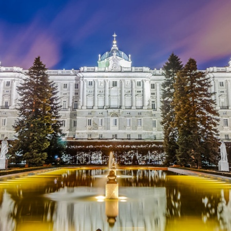 Extérieur du palais royal de Madrid