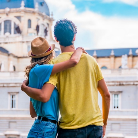 Couple in Madrid