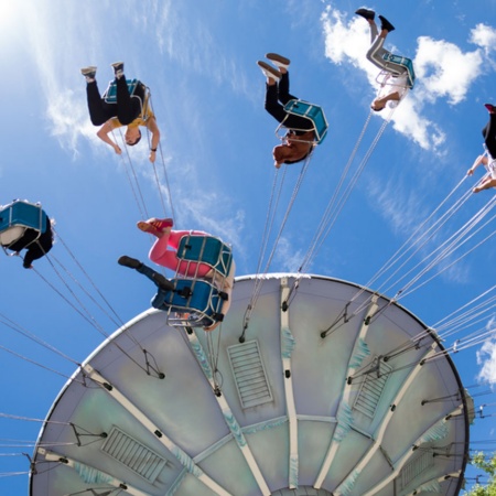 Ride at the Warner Park in Madrid