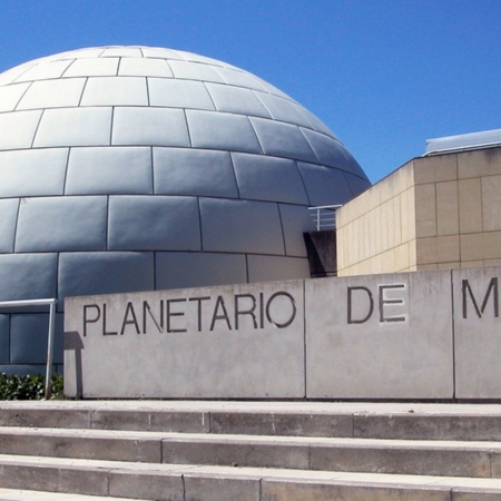 Outside of the Madrid Planetarium