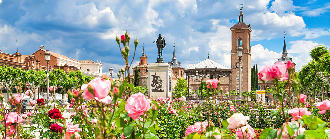 Площадь Сервантеса в Алькала-де-Энарес, Мадрид Площадь Сервантеса в Алькала-де-Энарес, Мадрид