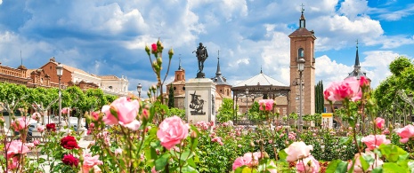 Plaza de Cervantes in Alcalá de Henares, Madrid