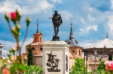 Praça Cervantes, em Alcalá de Henares