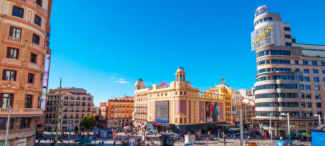 Plaza de Callao en Madrid