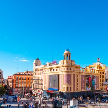 Plaza de Callao w Madrycie