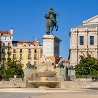 La piazza di Oriente