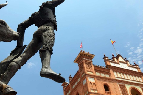 Exterior of Las Ventas Bullring in Madrid