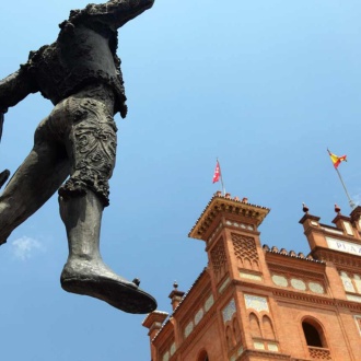 Exteriror de la plaza de toros de Las Ventas, en Madrid