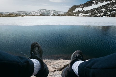 Laguna de Peñalara im Nationalpark Guadarrama, Madrid