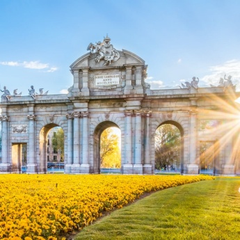 Puerta de Alcalá in Madrid, Region of Madrid