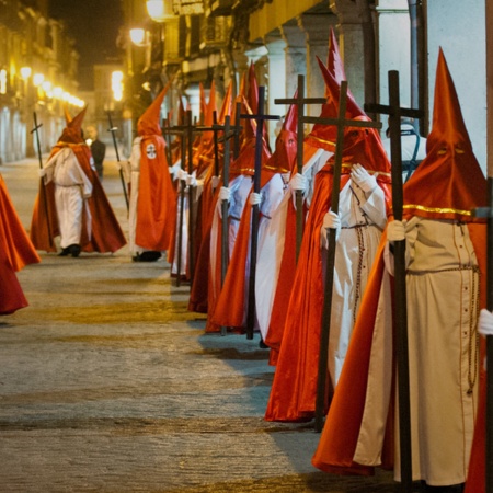 Osterwoche in Alcalá de Henares. Region Madrid