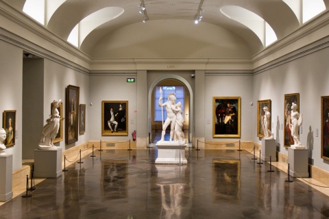 Galerie centrale du musée national du Prado de Madrid