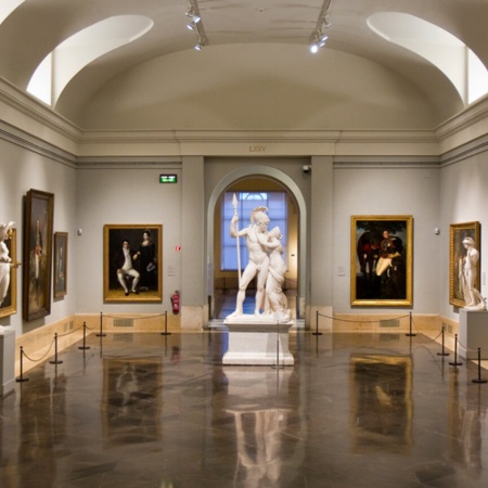 Galerie centrale du musée national du Prado de Madrid