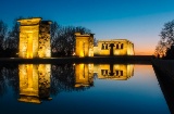 Temple de Debod dans le parc de l'Ouest