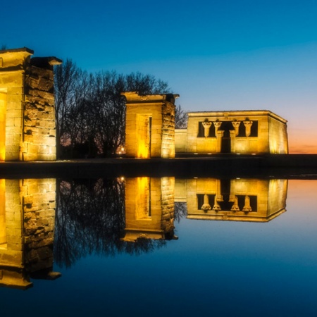 Templo de Debod no Parque do Oeste