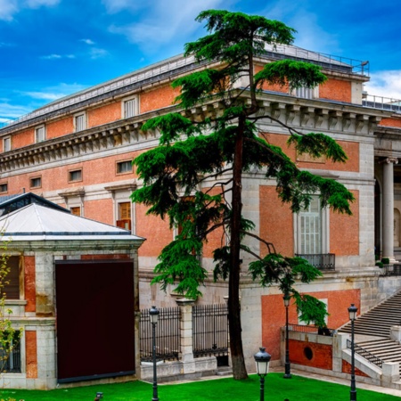 Blick auf das Prado-Museum