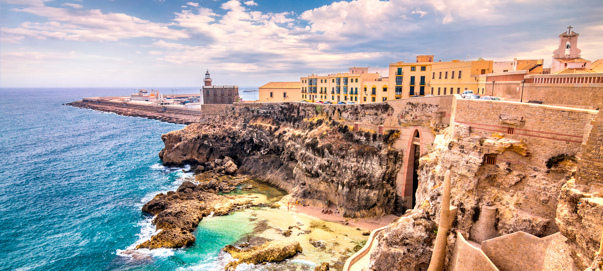 メリージャの空撮