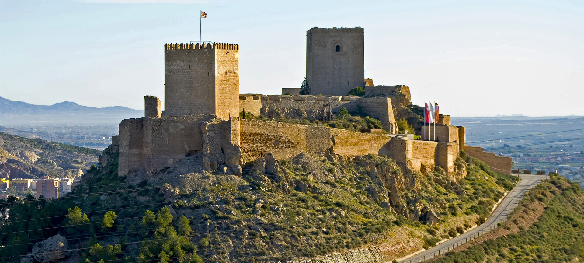 Lorca Castle in Murcia