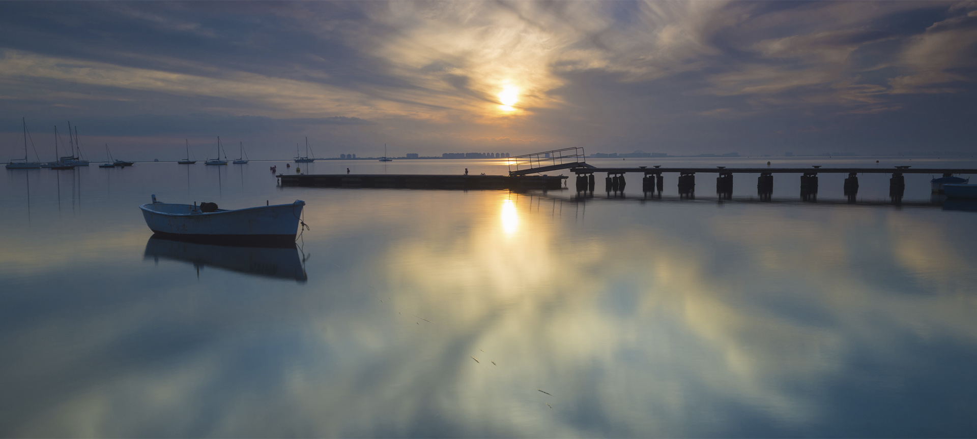 Mar Menor seen from Los Alcázares (Region of Murcia)