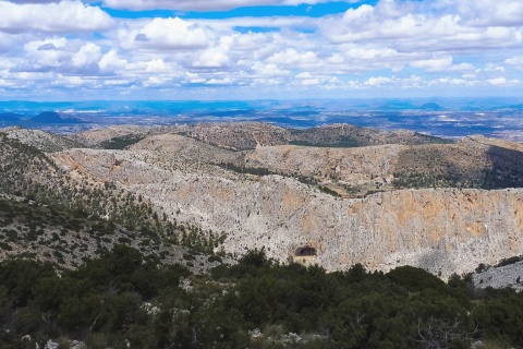 Vue de Sierra Espuña en Murcie