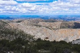 Vue de Sierra Espuña en Murcie