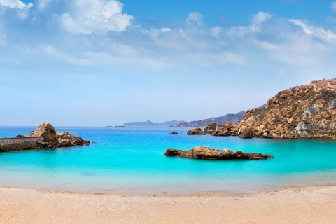 Plage Cala Cortina, Carthagène