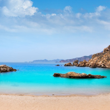 Cala Cortina beach, Cartagena