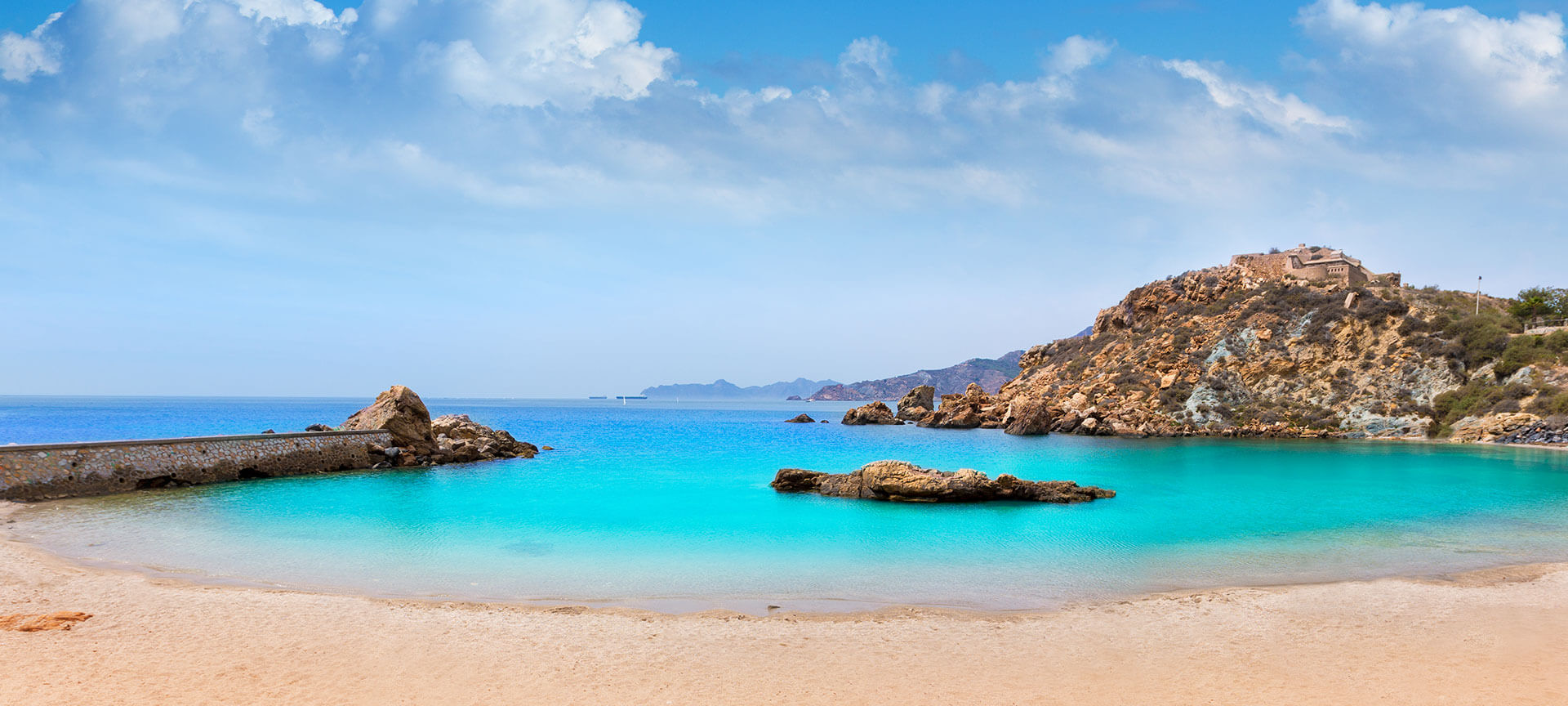 Cala Cortina beach, Cartagena
