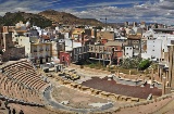 Teatr rzymski na tle Kartageny