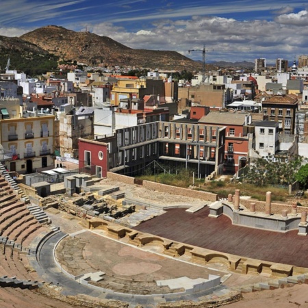 Teatro Romano com Cartagena ao fundo