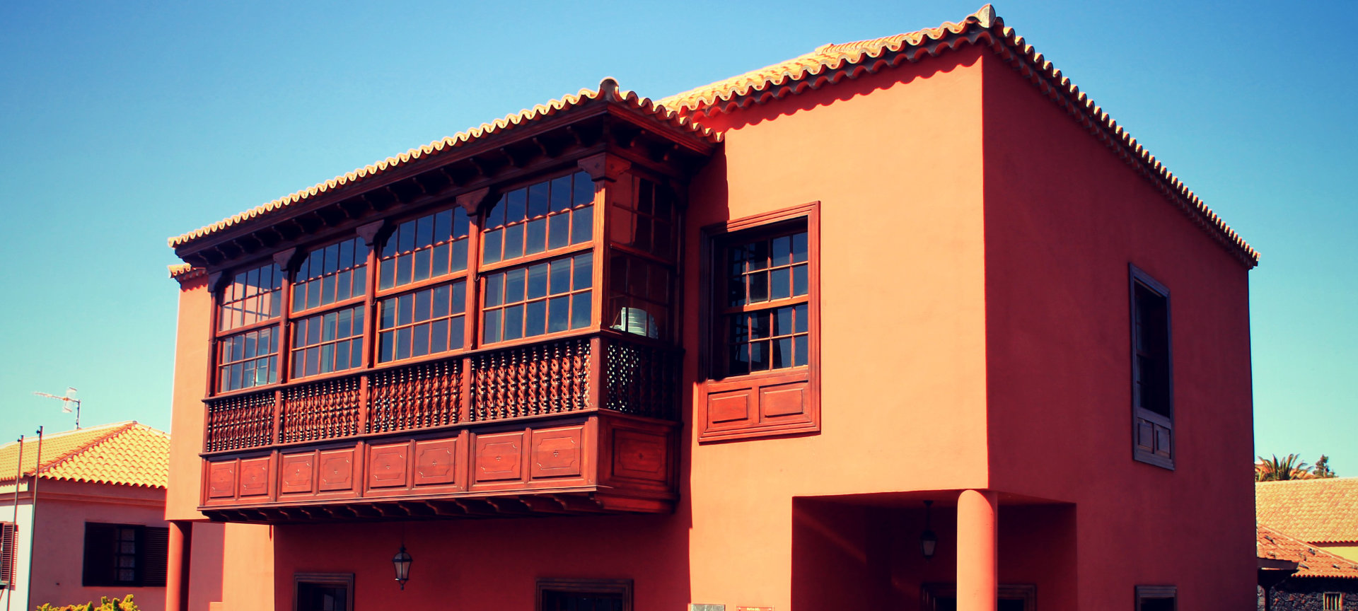 Wein-Museumshaus in Los Llanos de Aridane von La Palma, Kanarische Inseln