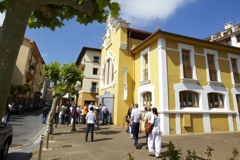 Centro de Interpretación de Algorri de Zumaia en Gipuzkoa, País Vasco
