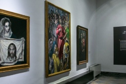 Vue de l'exposition « Trésors ». Musée de Santa Cruz