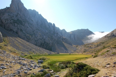 Lagoon in the Babia Biosphere Reserve