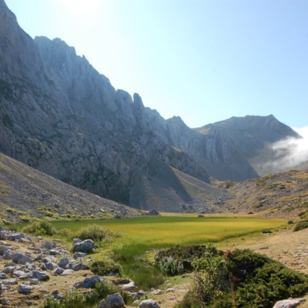 Lagoon in the Babia Biosphere Reserve