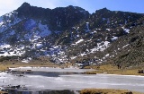 Laguna de los pájaros en el Parque Natural de Peñalara